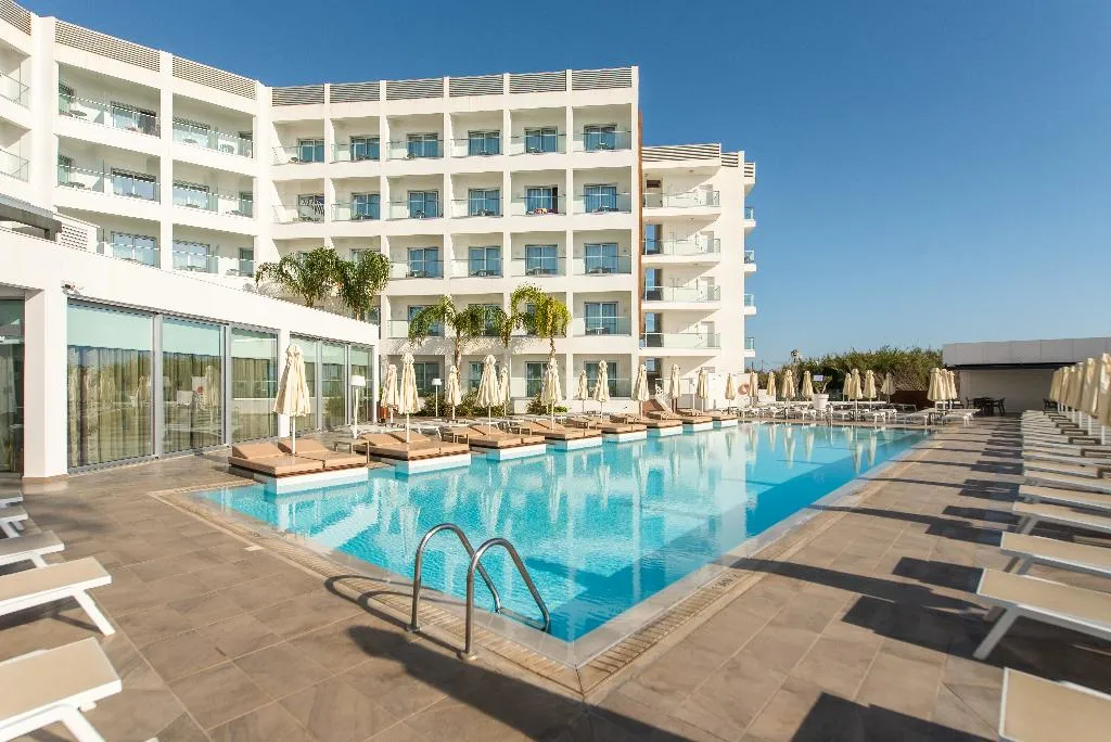 Pool, Evalena Beach Hotel, Cyprus