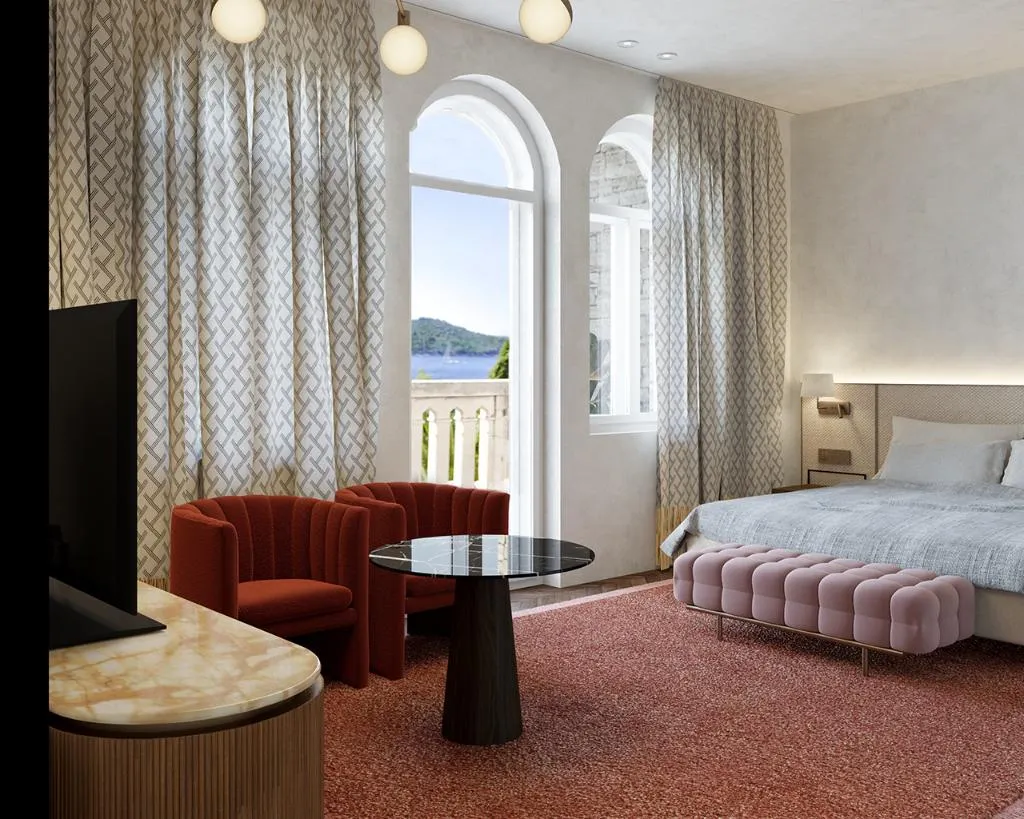 Room DELUXE SEA VIEW WITH BALCONY Room, Villa Argentina, Dubrovnik