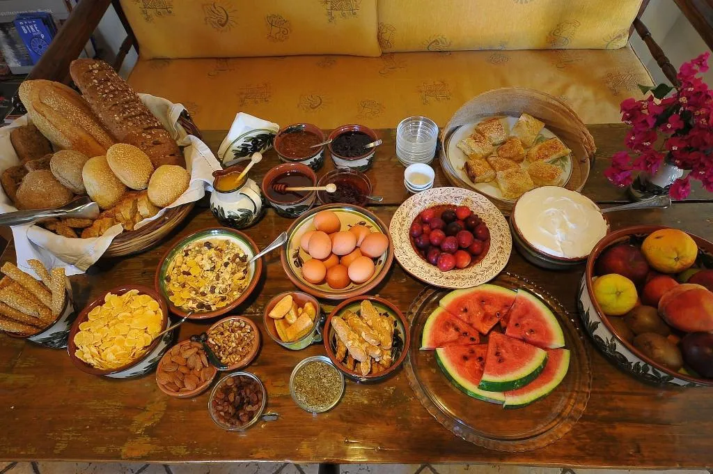 Restaurant, Elia Traditional Hotel & Spa, Crete