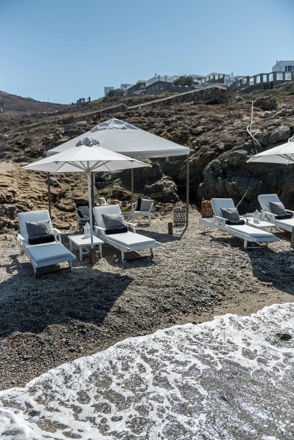 Beach, Capo Di Mykonos Resort, Mykonos
