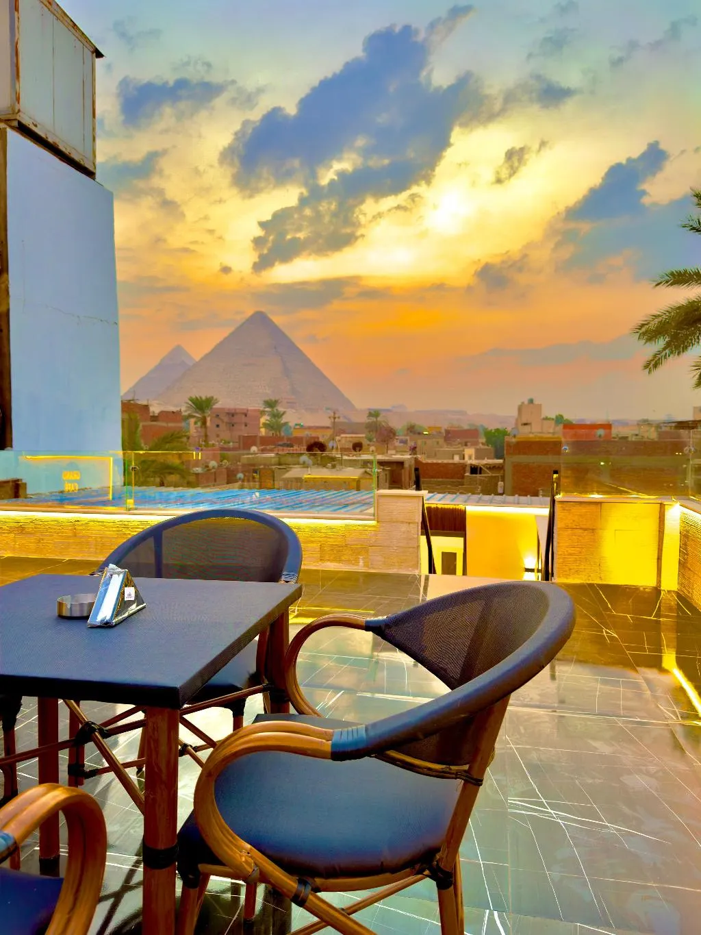 General view, Pyramids Enigma Grand Lodge, Cairo