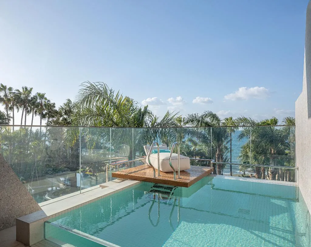 JUNIOR SUITE SEA VIEW WITH PRIVATE POOL Room, Amathus Beach Hotel Limassol, Cyprus
