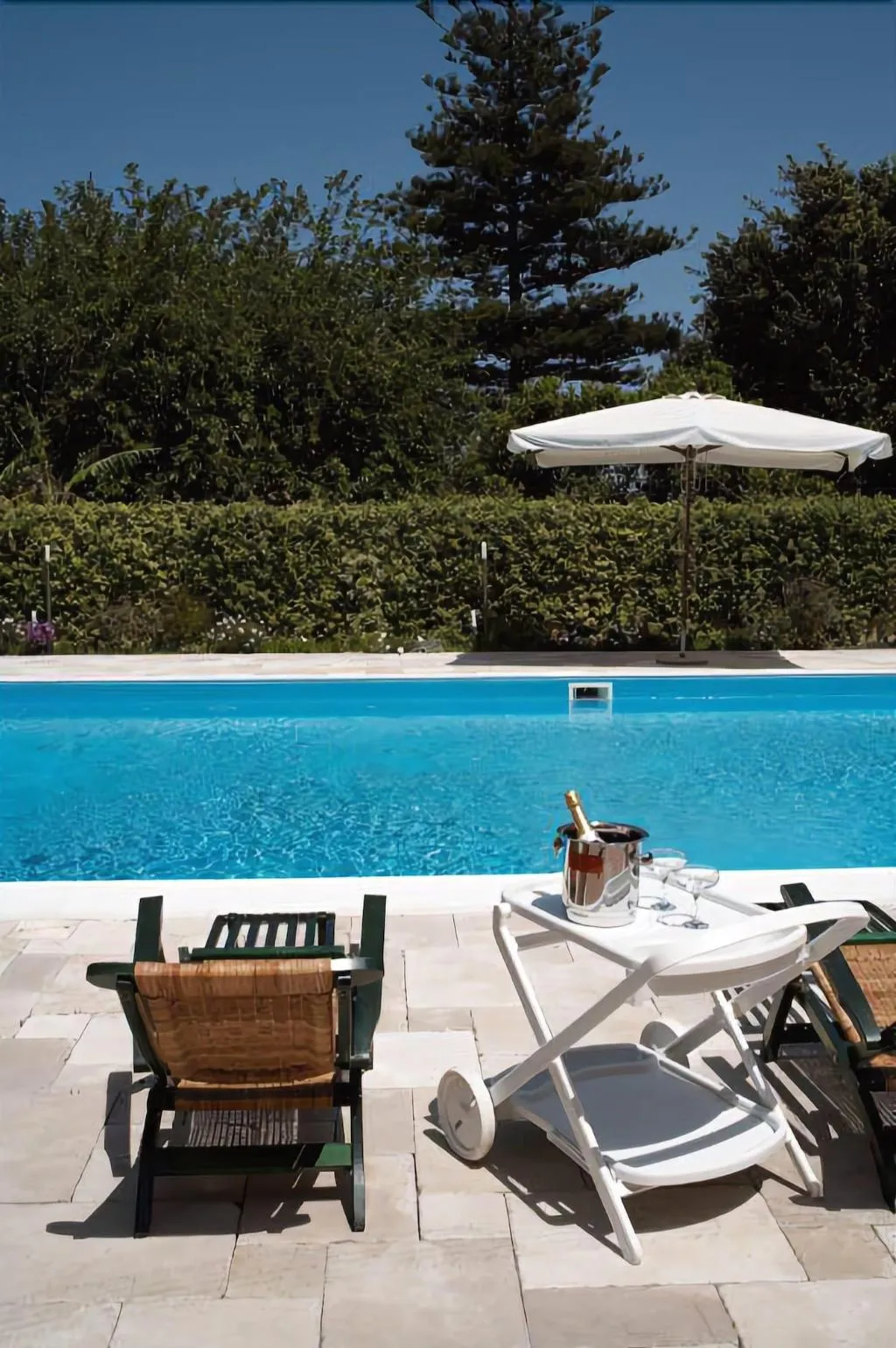 Terrace, Hotel delle Palme, Taormina