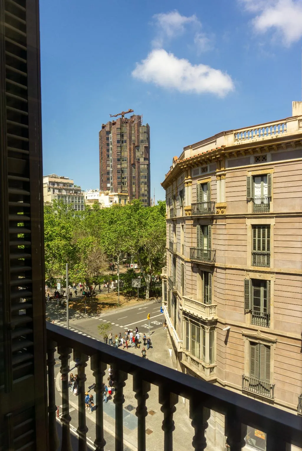TWIN WITH VIEWS Room, Fontanella Green House, Barcelona