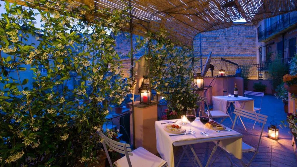 Terrace, The Inn At The Roman Forum, Rome