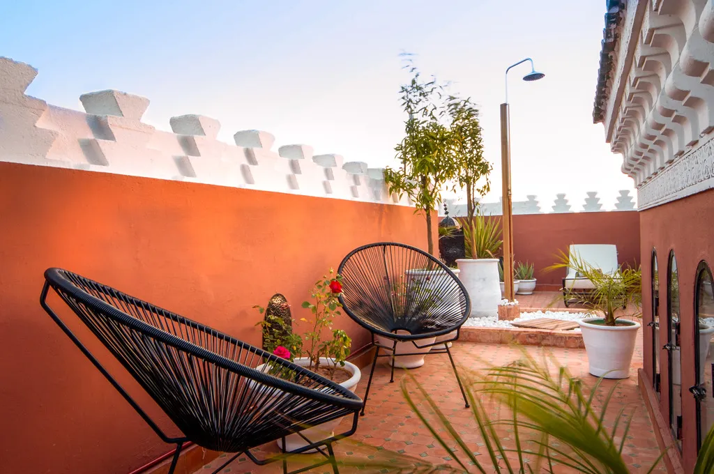Terrace, Riad Le Desir, Marrakech