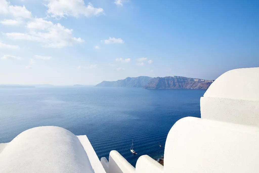 General view, La Perla Villas and Suites, Santorini