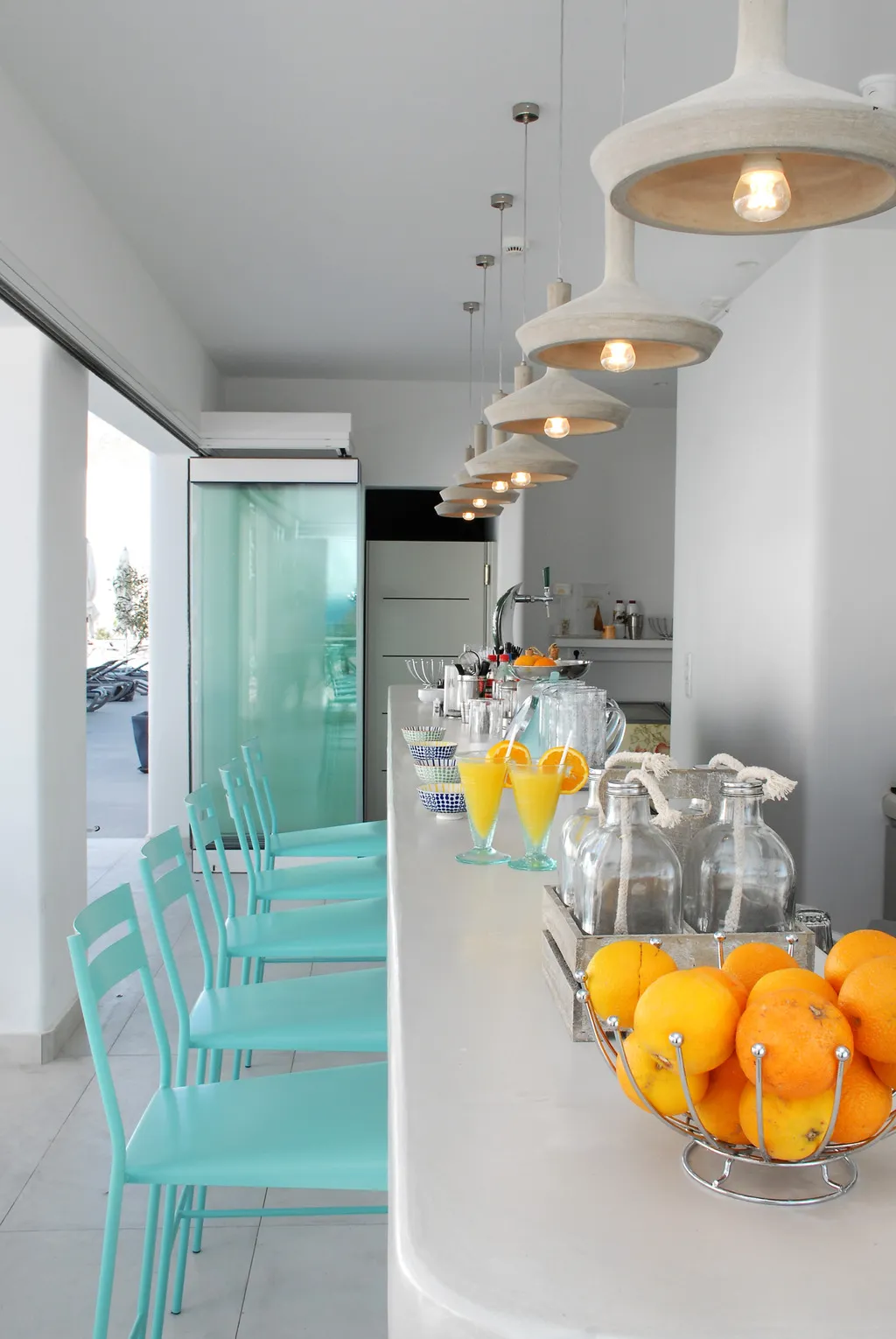 Bar, Aqua Blue Beach Hotel, Santorini