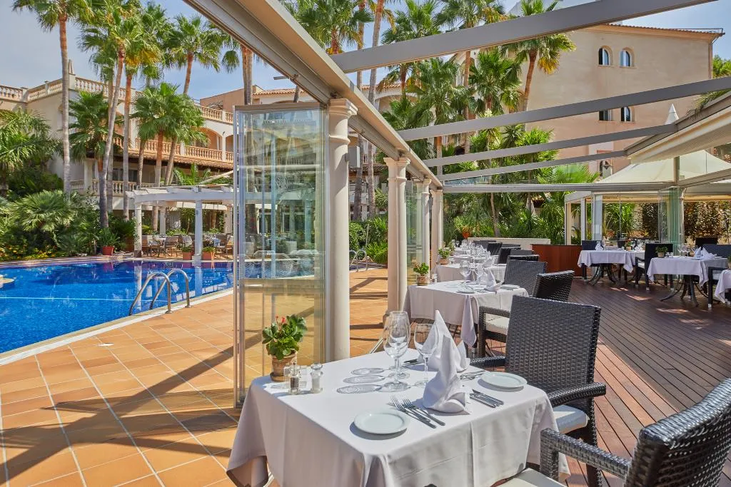 Restaurant, Hotel El Coto, Majorca