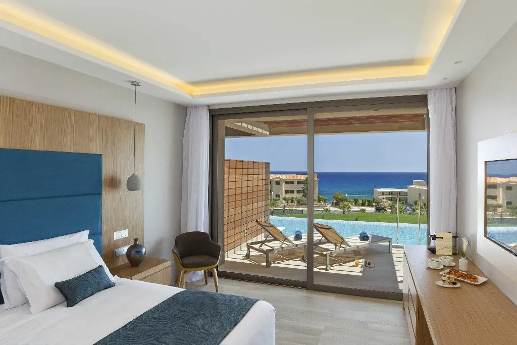 DOUBLE DELUXE SIDE SEA VIEW Room, Atlantica Imperial Resort, Rhodes