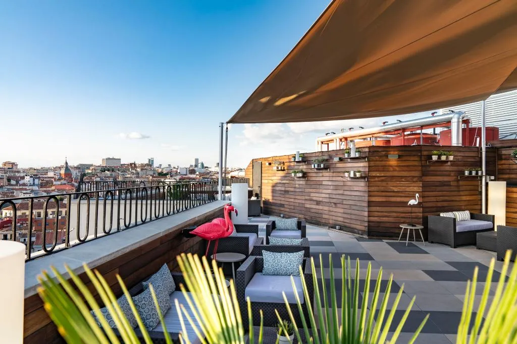 Terrace, Vincci Via 66, Madrid