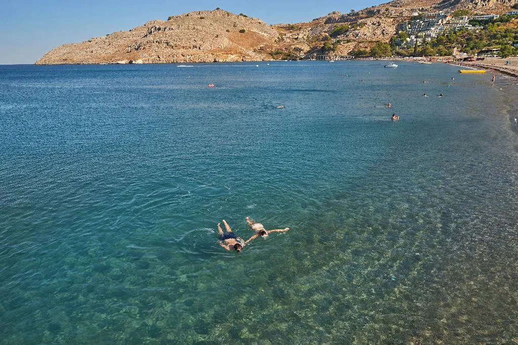 Beach, Lindos Bay Suites, Rhodes