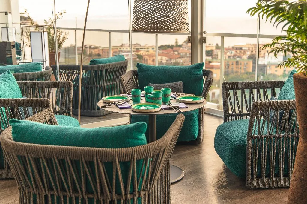 Terrace, Hilton Sorrento Palace, Naples