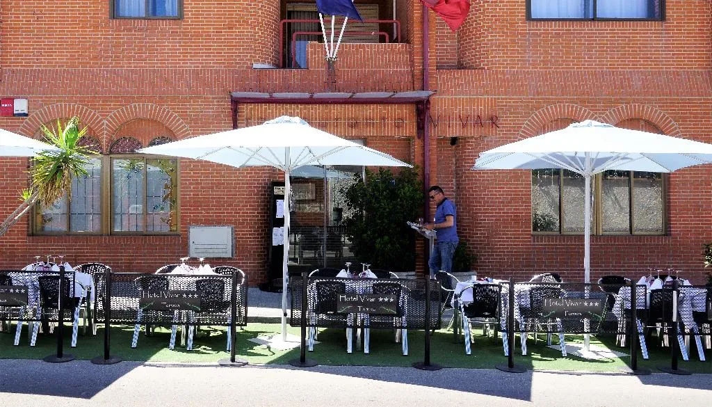 Terrace, Hotel Vivar, Madrid