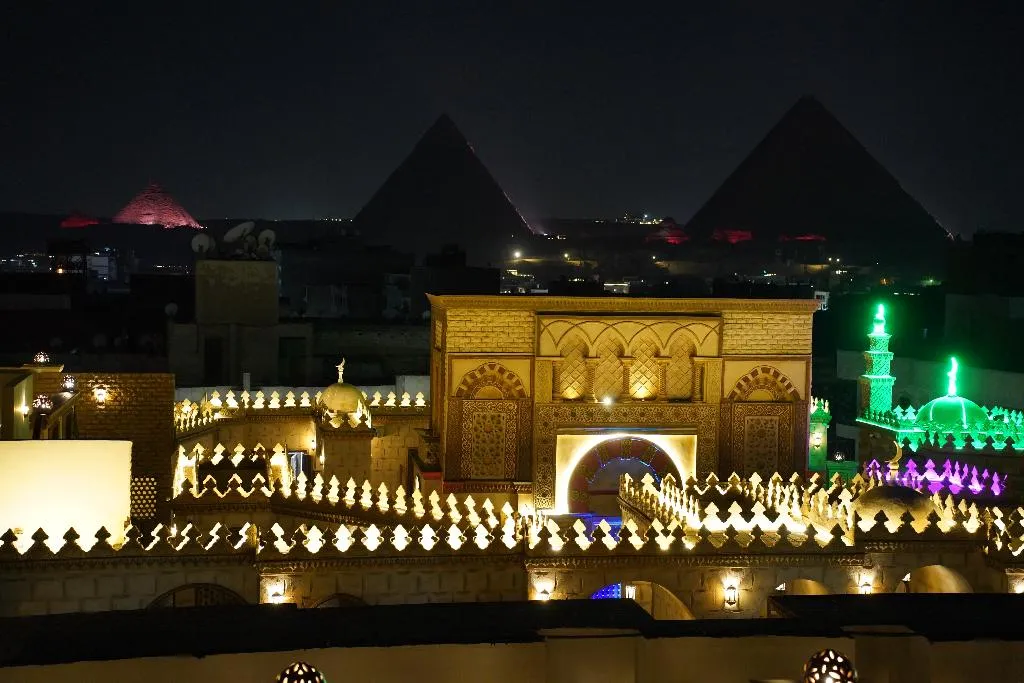 General view, Pyramids Khan Hotel, Cairo