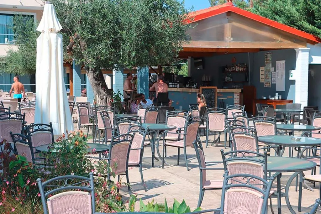 Terrace, Angela Beach Hotel, Corfu