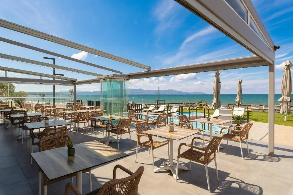 Restaurant, Elia Agia Marina Beach Hotel, Crete