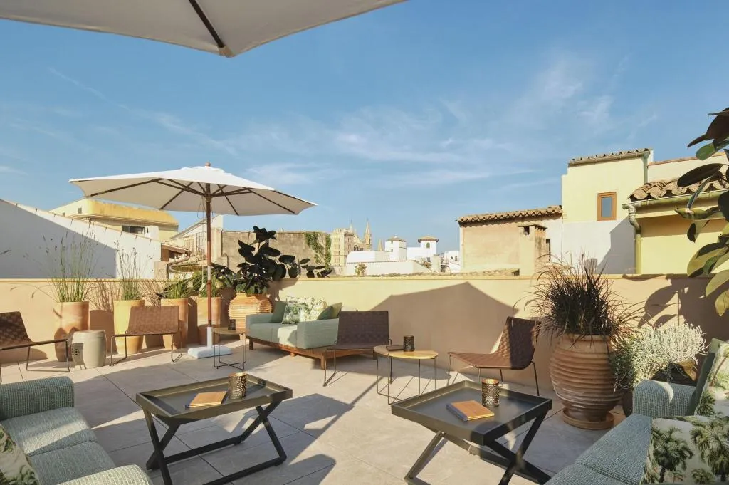 Terrace, Antigua Palma Casa Noble Hotel, Majorca