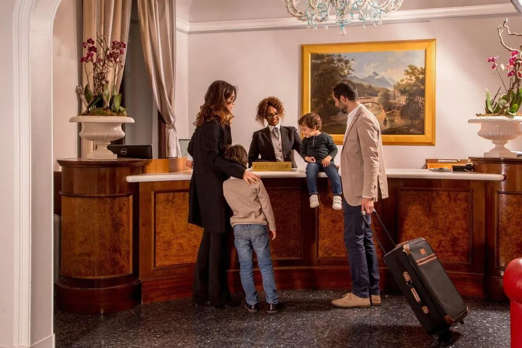 Lobby, Hotel La Residenza, Rome