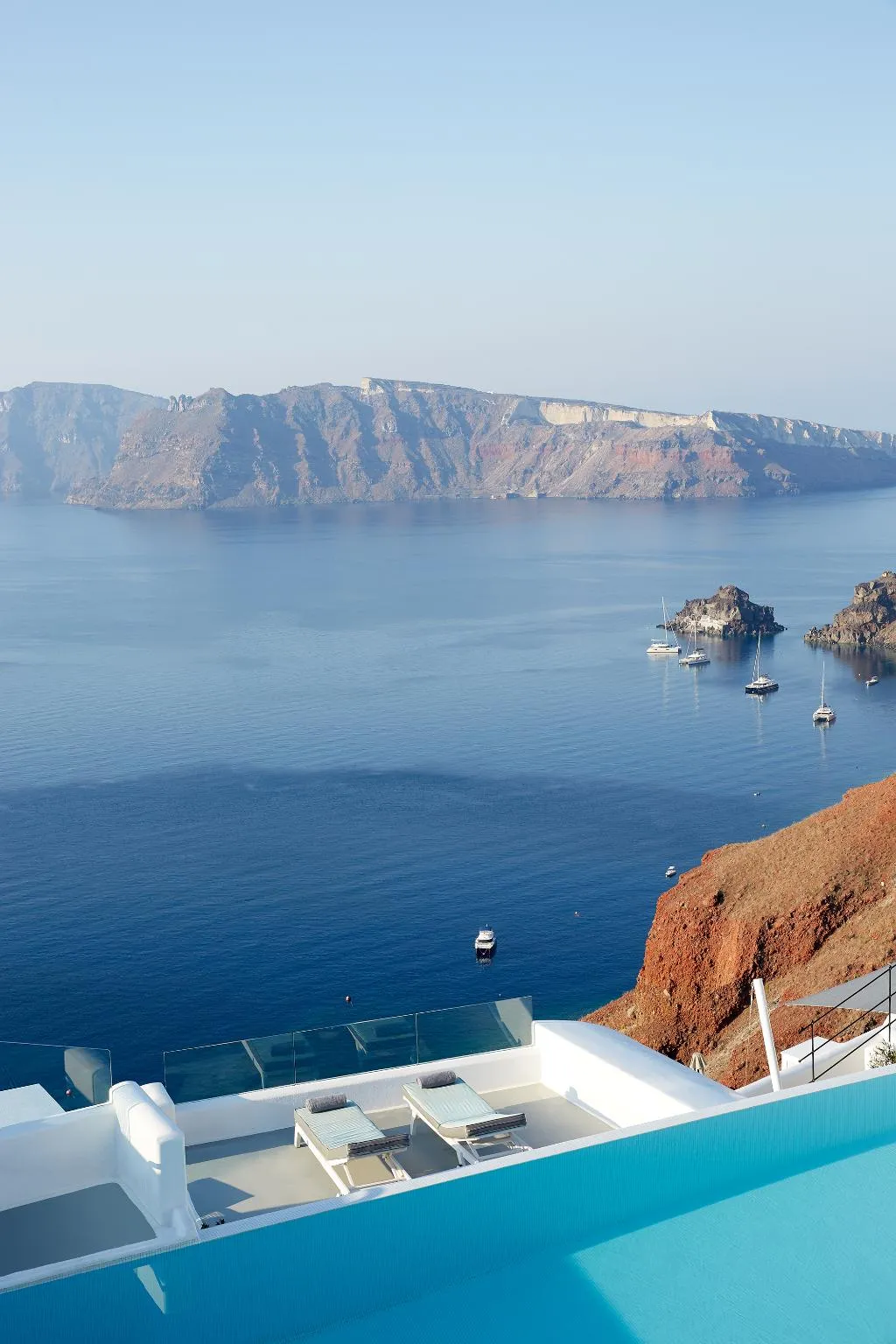 General view, La Perla Villas and Suites, Santorini