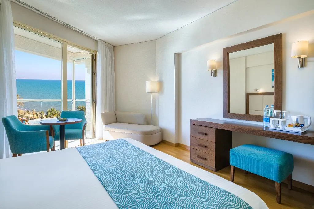 Double or Twin SIDE SEA VIEW Room, Golden Bay Beach hotel, Cyprus