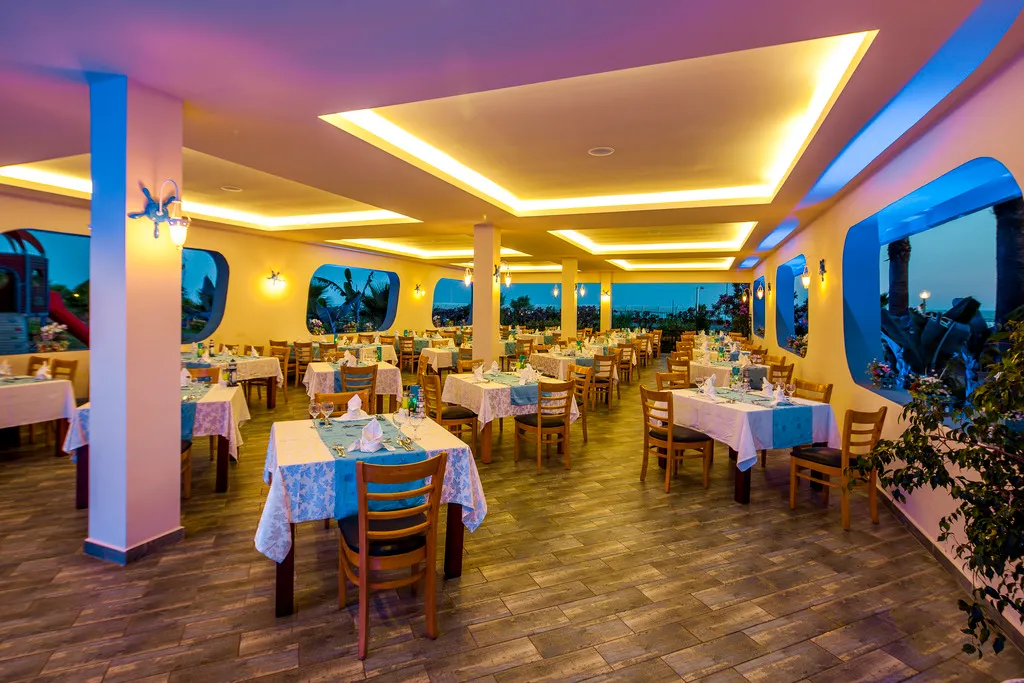 Restaurant, Club Hotel Turan Prince World Select Villa, Antalya