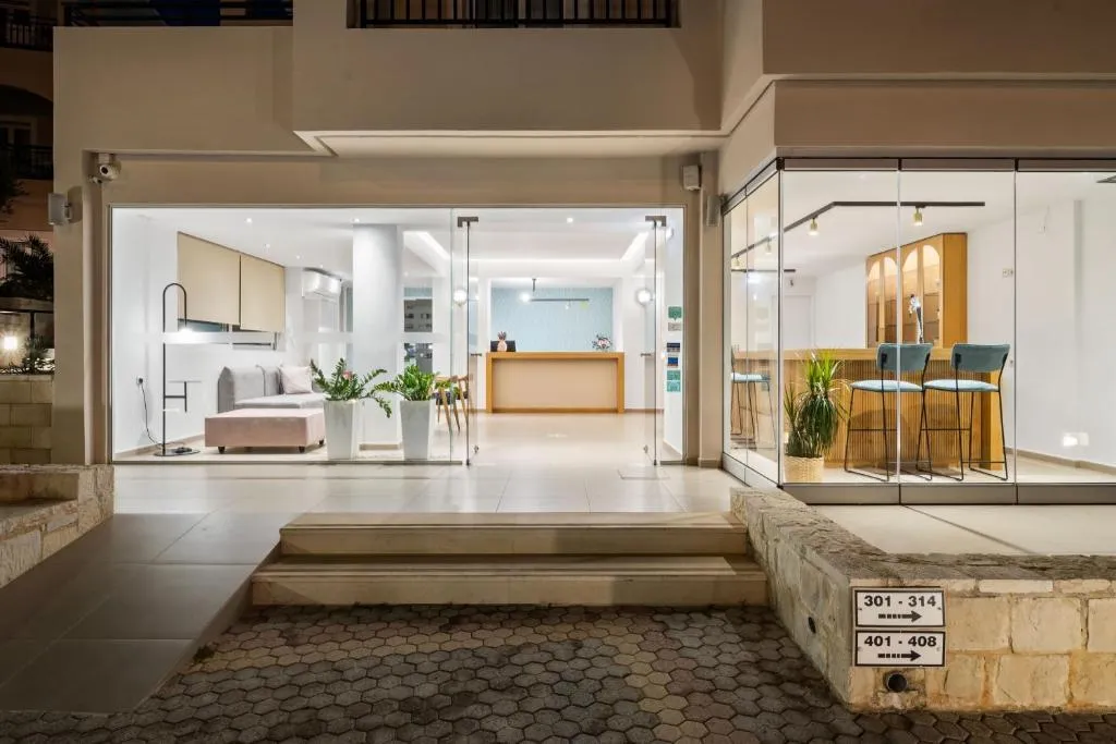 Lobby, Rainbow Apartments, Crete