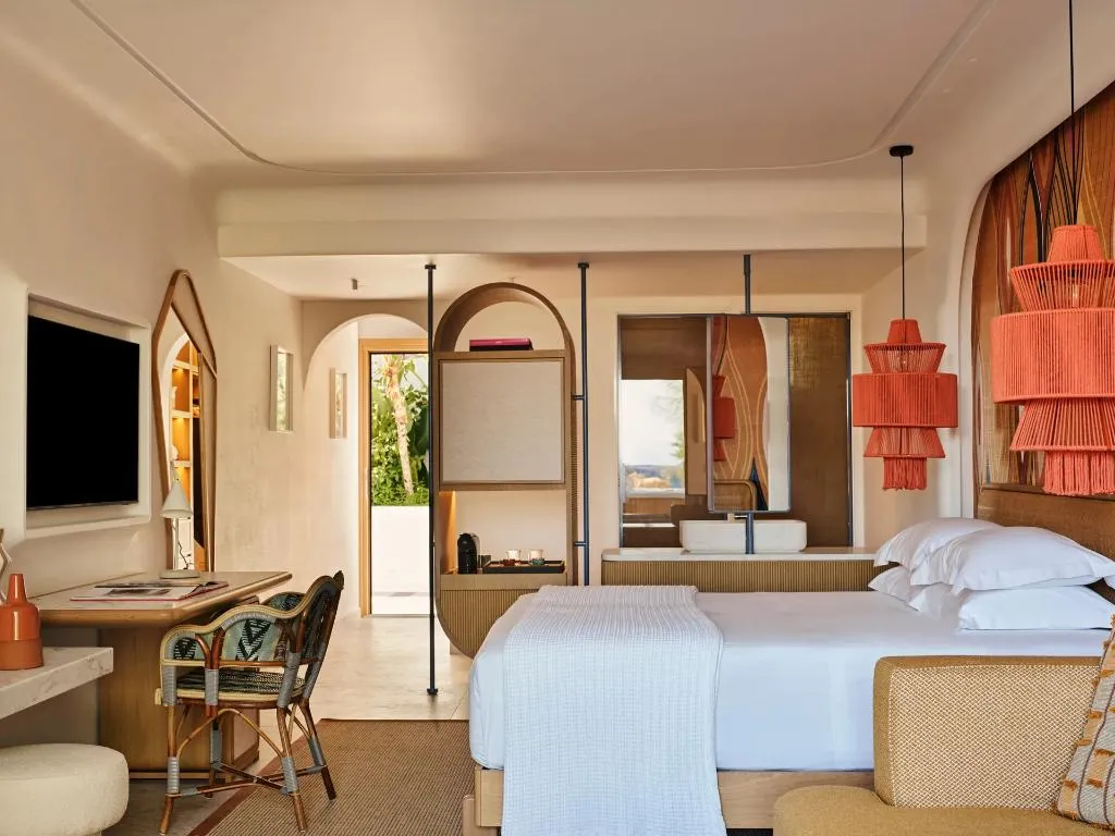 SUITE BEACH FRONT TWO BEDROOMS Room, Myconian Sunrise Relais & Chateaux Hotel, Mykonos