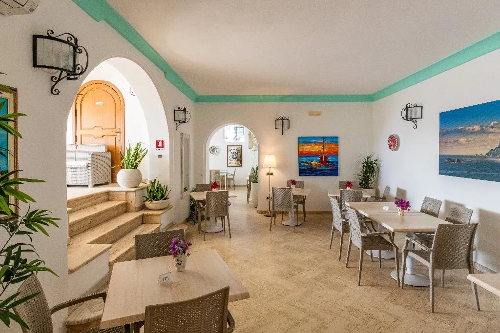 Restaurant, Hotel Ossidiana Stromboli, Palermo