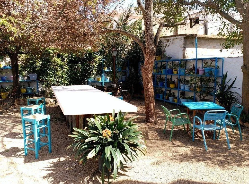 Terrace, Hostal L'Estrella, Costa Brava