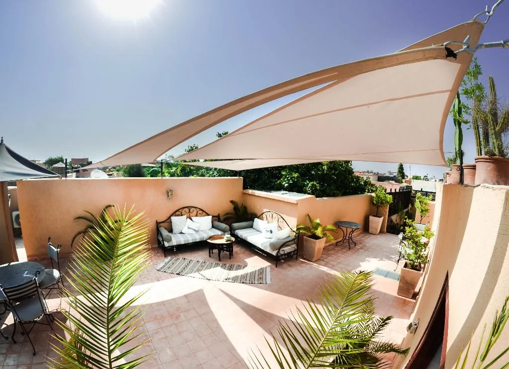Terrace, Riad Les Ammonites, Marrakech