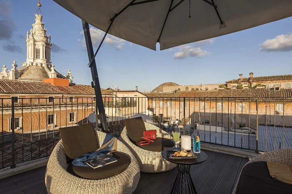 Terrace, Palazzo Navona, Rome