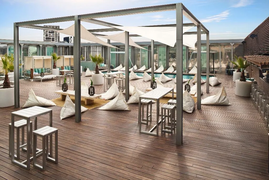 Terrace, Melia Barcelona Sky, Barcelona