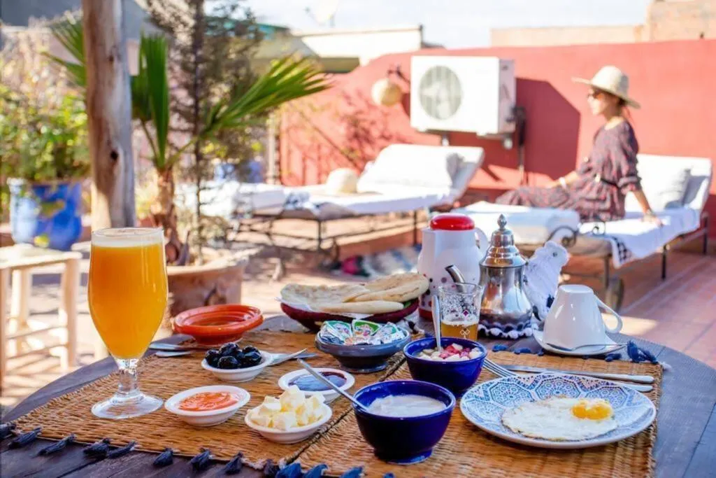 Terrace, Riad Rose Meryam, Marrakech