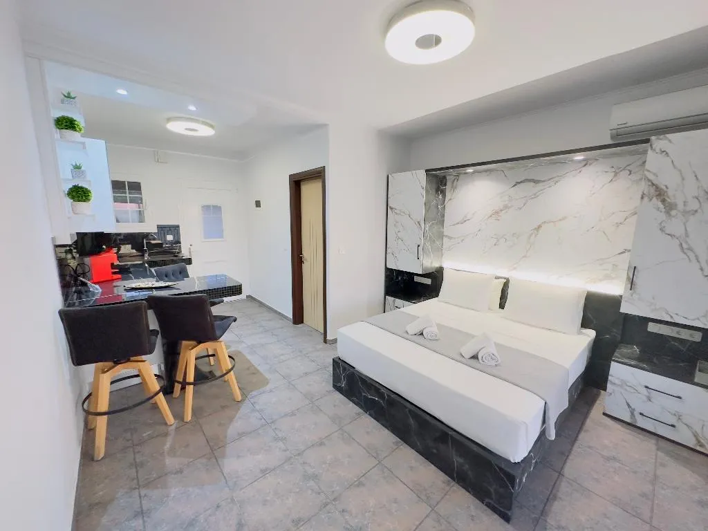 STUDIO SEA VIEW WITH AIR CONDITIONING Room, Nikos Apartments Corfu, Corfu