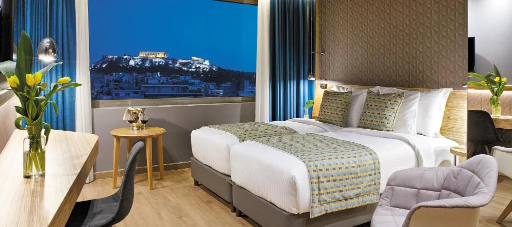 Double or Twin STANDARD Room, Wyndham Grand Athens, Athens