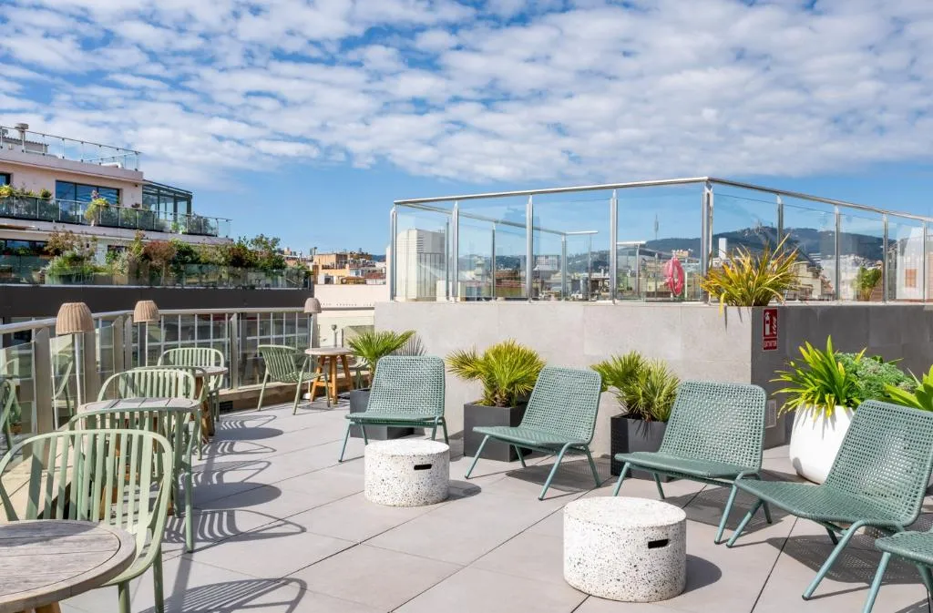 Terrace, Gran Hotel Havana 4*Sup by Escampa Hotels, Barcelona