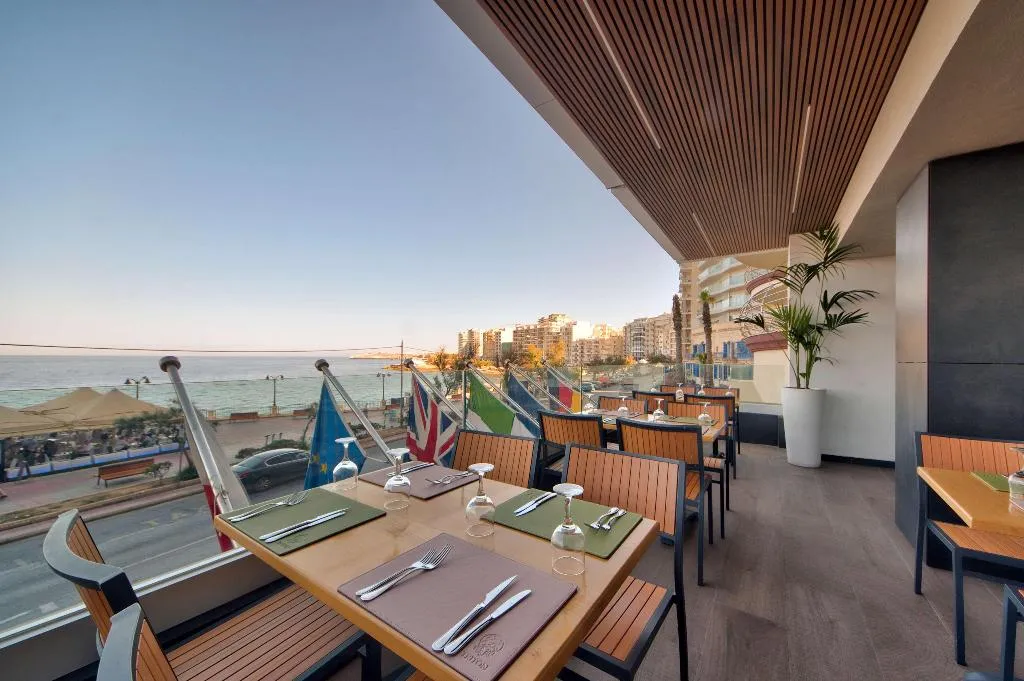 Terrace, The Preluna Hotel, Malta
