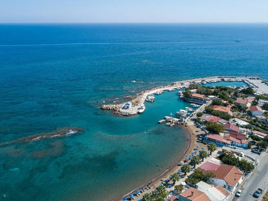 Beach, Mikes House Hotel, Rhodes