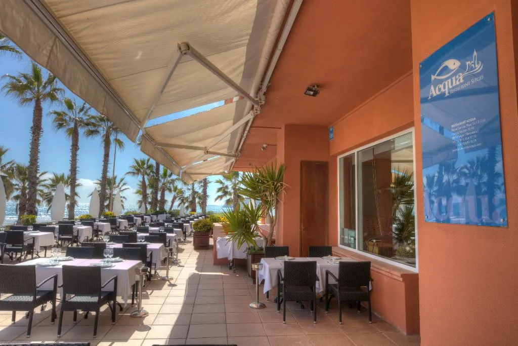 Terrace, Hotel Sunway Playa Golf & Spa, Sitges, Costa Brava