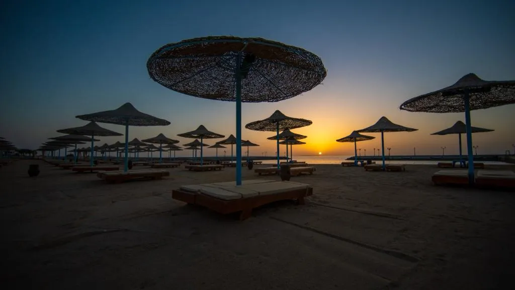 Beach, New Eagles Resort & Aqua Park, Red Sea Riviera