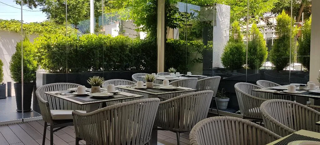 Terrace, Globales Acis & Galatea Hotel, Madrid
