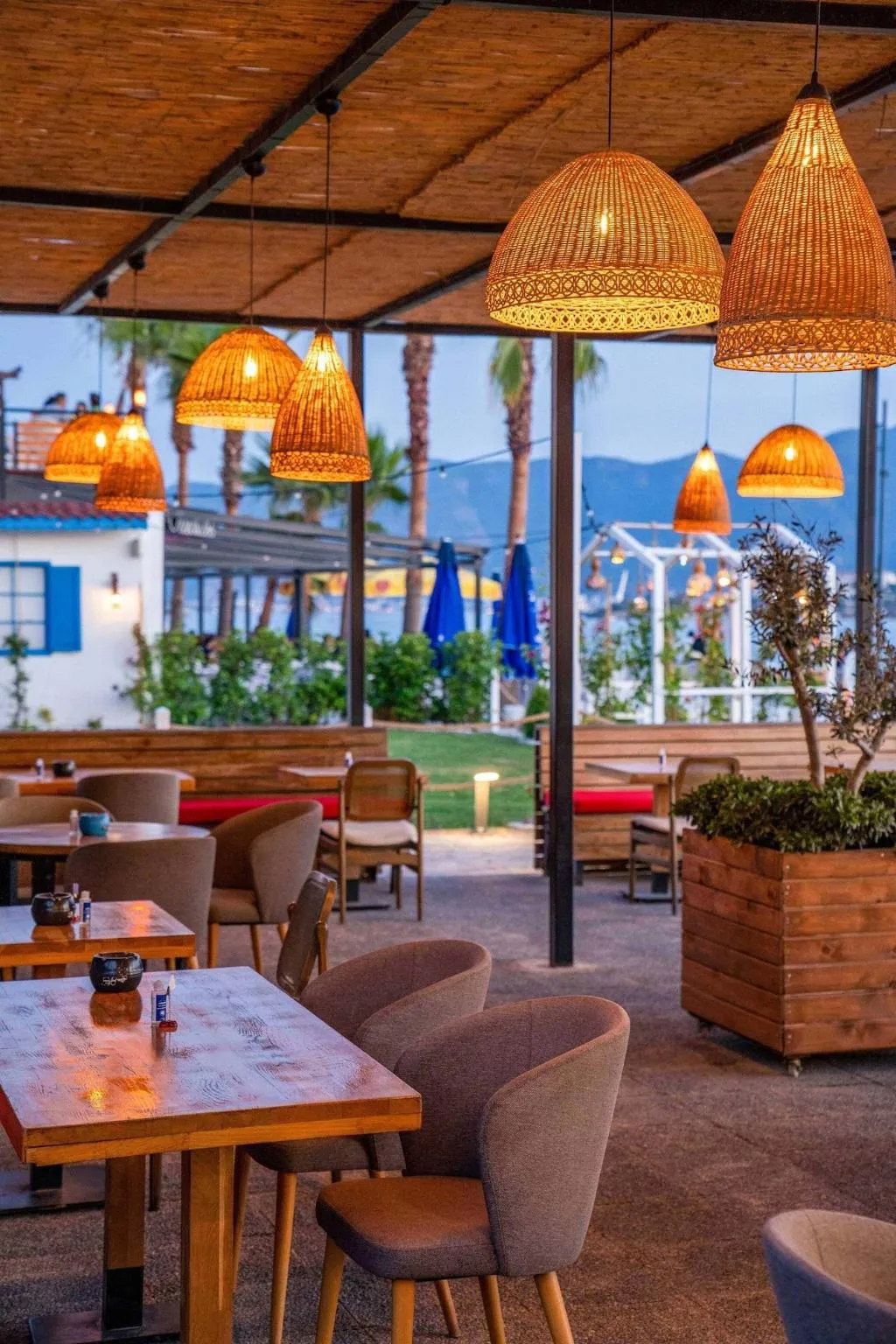 Restaurant, Uras Beach Hotel, Dalaman
