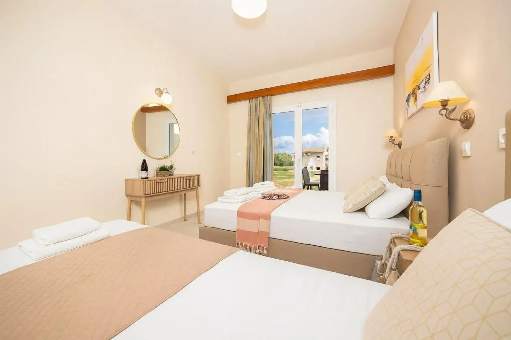 QUADRUPLE GARDEN VIEW Room, Koulouris Beach, Corfu