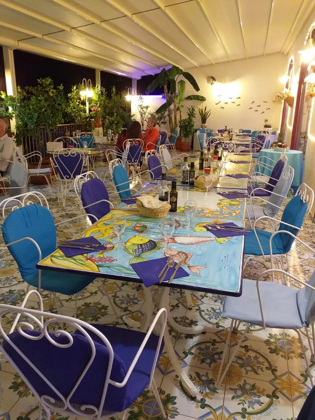 Restaurant, Villa Bella Vista near Positano and Amalfi, Naples
