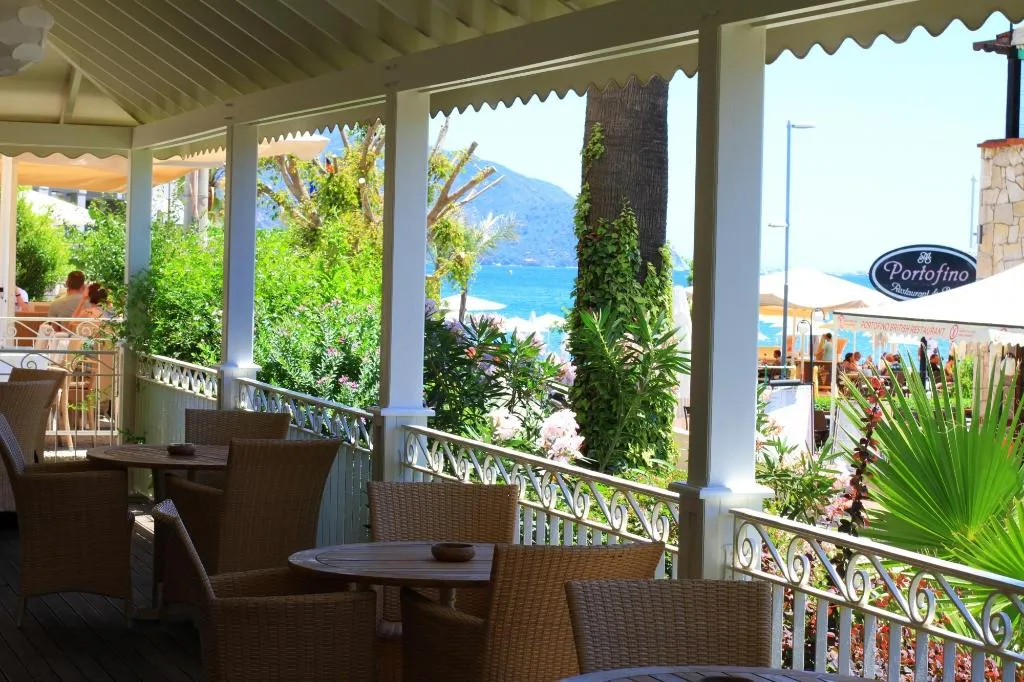 Terrace, Hawaii Hotel Marmaris, Dalaman