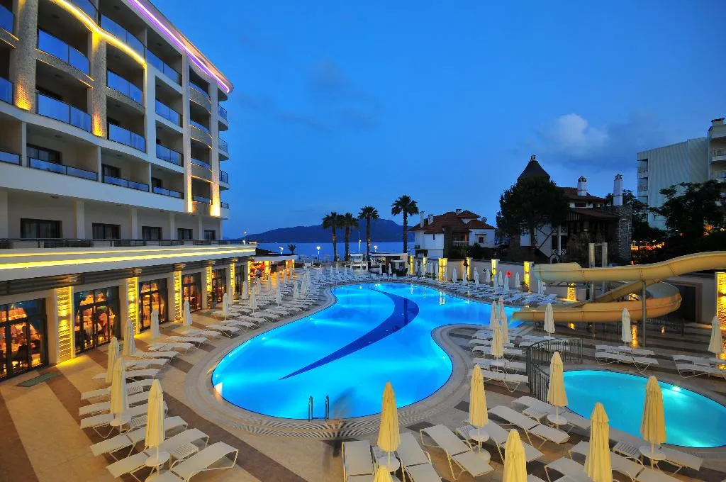 Pool, Golden Rock Beach Hotel, Dalaman