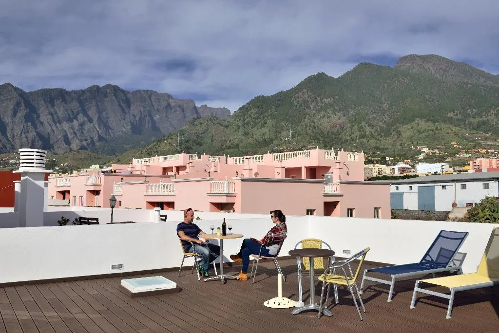 Terrace, Adjovimar Apartamentos, La Palma
