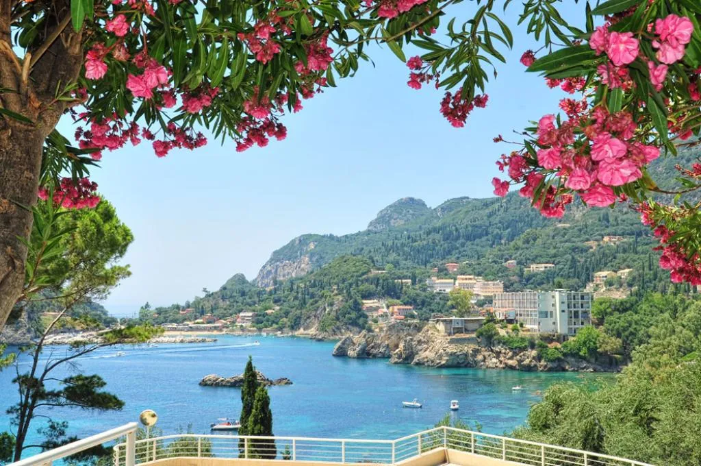 General view, Akrotiri Beach, Corfu