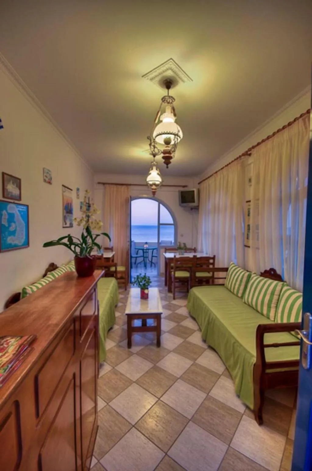 Lobby, Artemis Village, Santorini